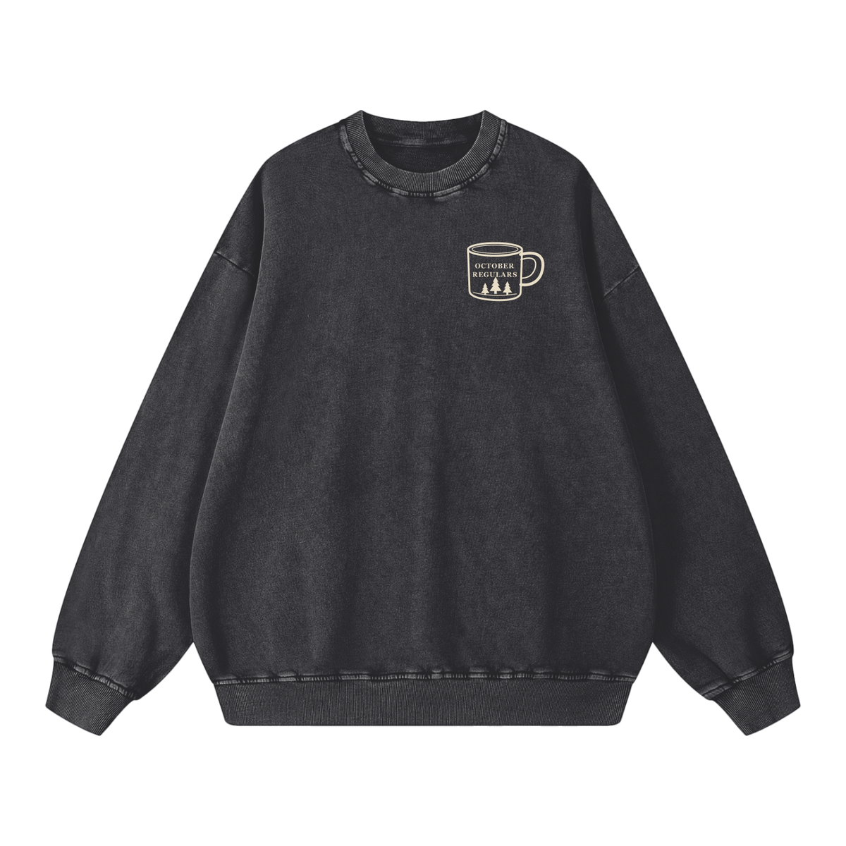 TheRegular,Crewnecks,CoffeeGraphic,SnowWash,Oversized,OffSeason,Drop001