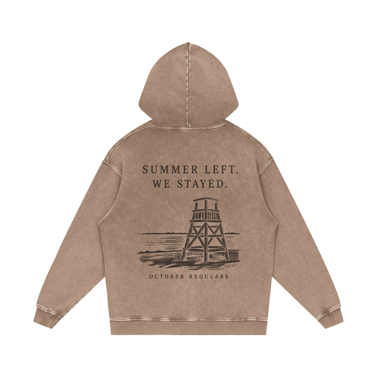 SummerLeftWeStayed,Hoodies,LifeguardGraphic,SnowWash,Oversized,OffSeason,Drop001
